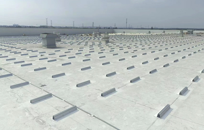 上海家化4MW - Valin New Energy TPO Roof Solar Mounting Bracket